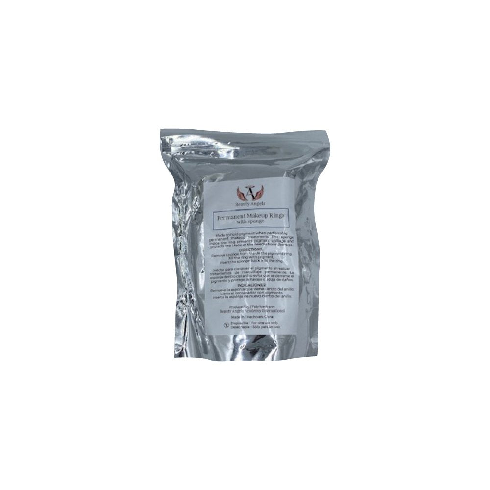 色素リングカップ(スポンジ付)50個入り